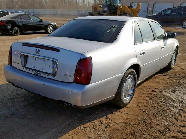 1G6KE54YXYU291475 - 2000 CADILLAC DEVILLE DH SILVER photo 4