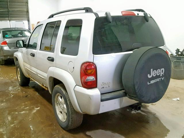 1J4GL58K34W228208 - 2004 JEEP LIBERTY LI SILVER photo 3