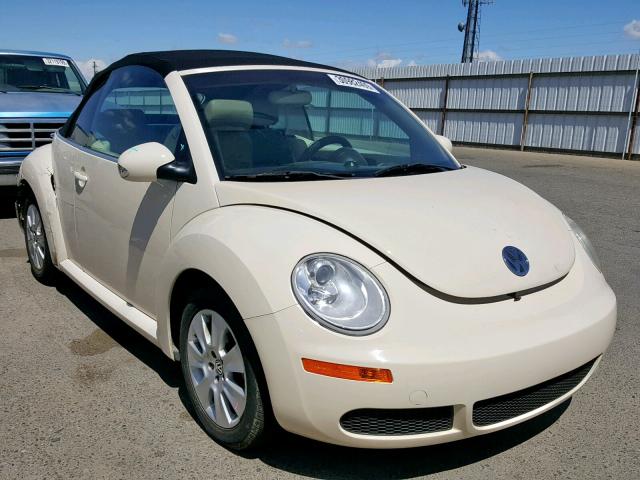 3VWPG31Y98M405666 - 2008 VOLKSWAGEN NEW BEETLE კრემისფერი ფოტო 1