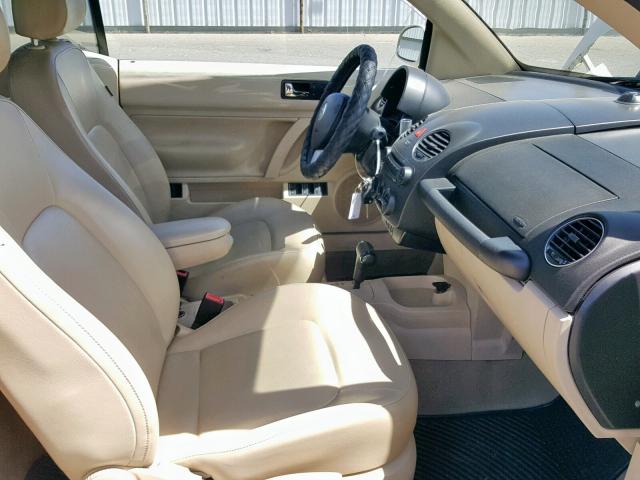 3VWPG31Y98M405666 - 2008 VOLKSWAGEN NEW BEETLE კრემისფერი ფოტო 5