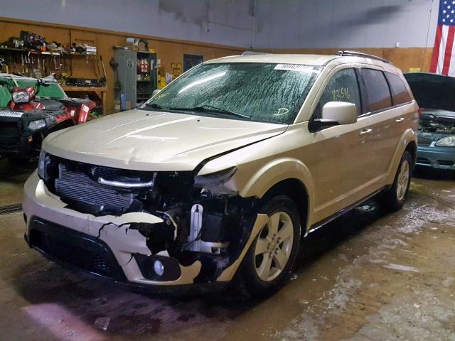 3D4PH1FG4BT568214 - 2011 DODGE JOURNEY MA TAN photo 2