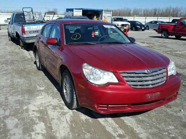 1C3LC56K97N545142 - 2007 CHRYSLER SEBRING TO BURGUNDY photo 1