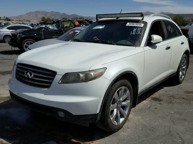 JNRAS08W45X202359 - 2005 INFINITI FX35 WHITE photo 2