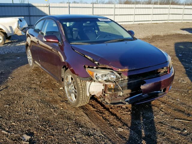 JTKDE177550059881 - 2005 TOYOTA SCION TC BURGUNDY photo 1