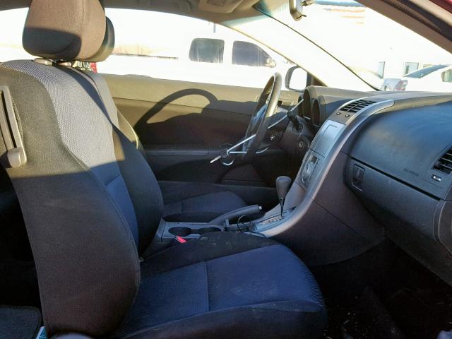 JTKDE177550059881 - 2005 TOYOTA SCION TC BURGUNDY photo 5