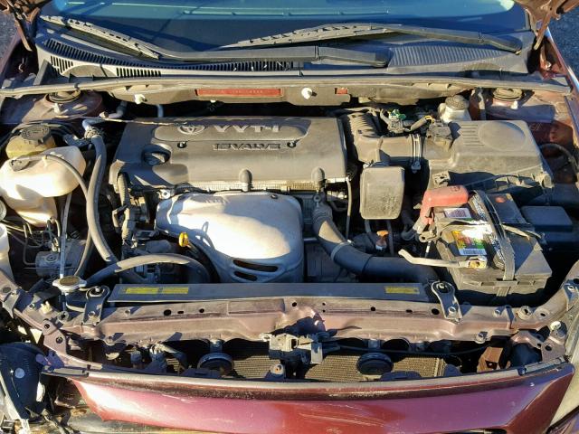 JTKDE177550059881 - 2005 TOYOTA SCION TC BURGUNDY photo 7