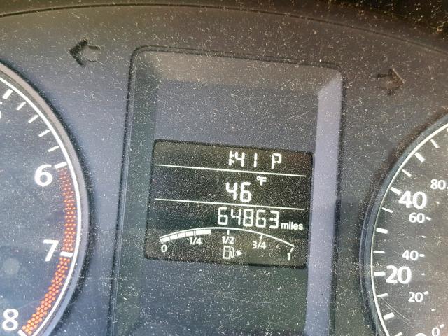 3VW2K7AJ0EM432222 - 2014 VOLKSWAGEN JETTA BASE BLUE photo 8