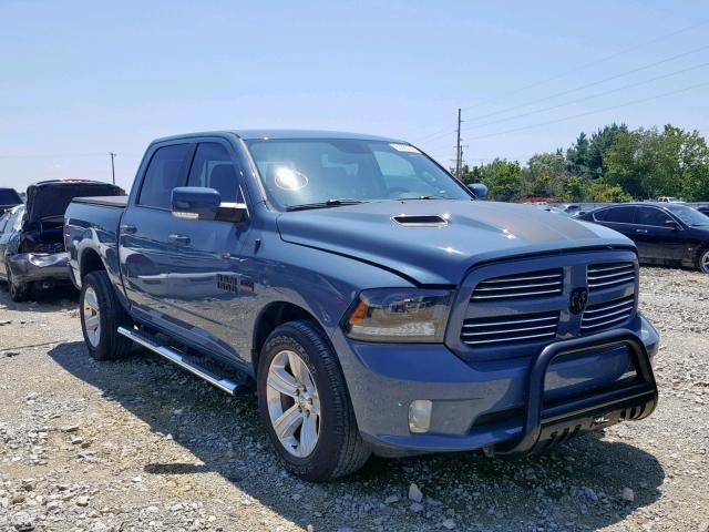 1C6RR7MT3FS787363 - 2015 RAM 1500 SPORT BLUE photo 1