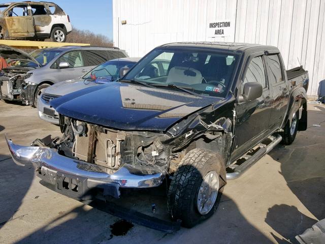 1GTDT136368135546 - 2006 GMC CANYON BLACK photo 2