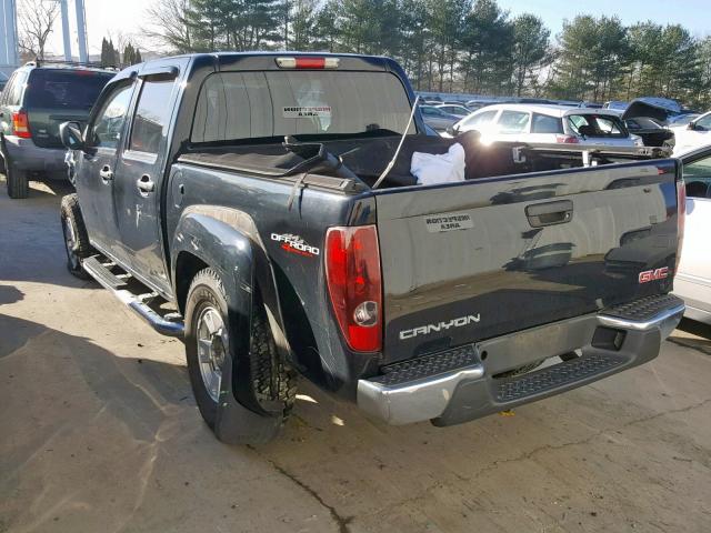 1GTDT136368135546 - 2006 GMC CANYON BLACK photo 3