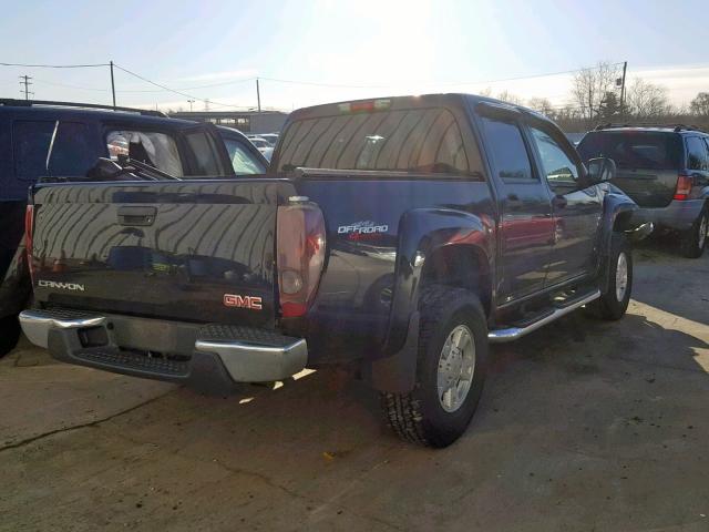 1GTDT136368135546 - 2006 GMC CANYON BLACK photo 4