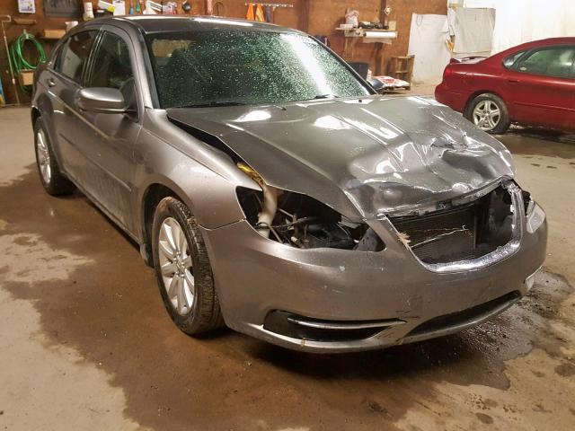 1C3CCBBGXDN703550 - 2013 CHRYSLER 200 TOURIN GRAY photo 1