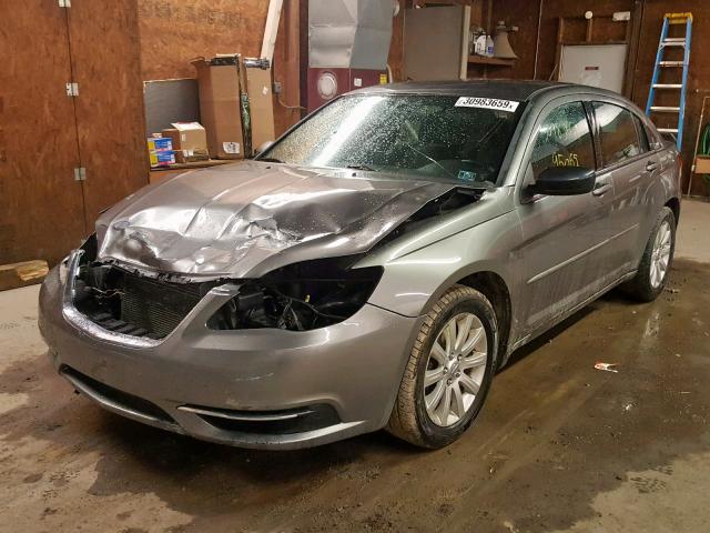 1C3CCBBGXDN703550 - 2013 CHRYSLER 200 TOURIN GRAY photo 2