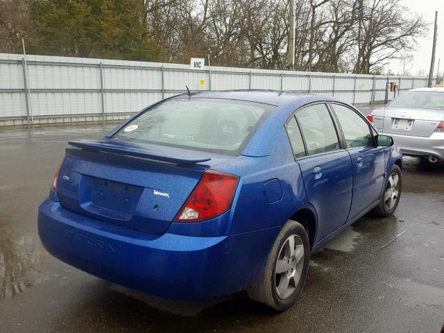 1G8AL55F16Z167195 - 2006 SATURN ION LEVEL BLUE photo 4