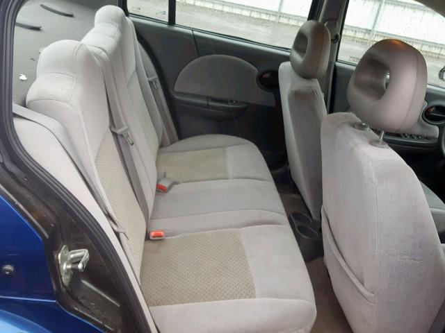 1G8AL55F16Z167195 - 2006 SATURN ION LEVEL BLUE photo 6