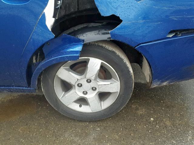 1G8AL55F16Z167195 - 2006 SATURN ION LEVEL BLUE photo 9