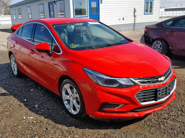 1G1BF5SM9H7168140 - 2017 CHEVROLET CRUZE PREM RED photo 1