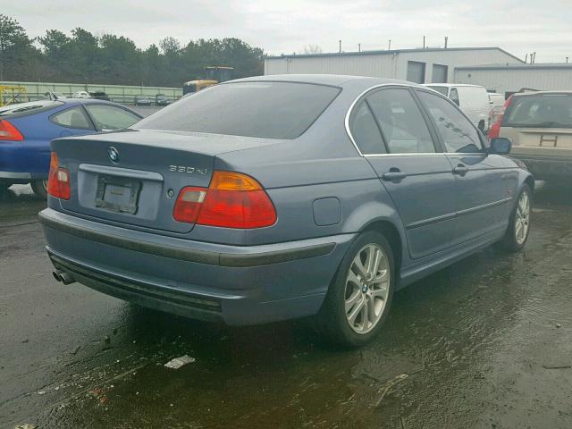 WBAAV53451JS94103 - 2001 BMW 330 I BLUE photo 4