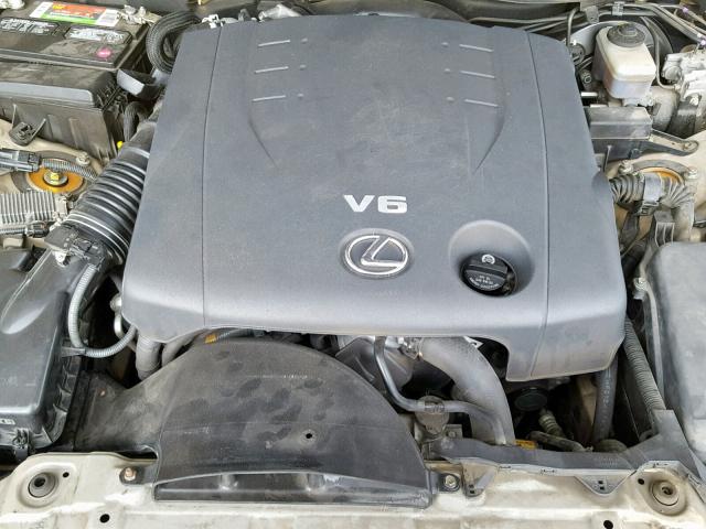 JTHBK262975045067 - 2007 LEXUS IS 250 GOLD photo 7