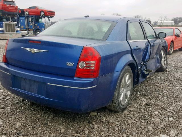 2C3KA53V89H625205 - 2009 CHRYSLER 300 TOURIN BLUE photo 4