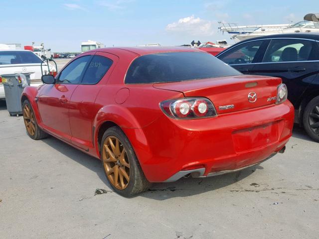 JM1FE17P590403103 - 2009 MAZDA RX8 RED photo 3