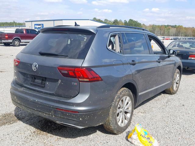 3VV3B7AX0JM177580 - 2018 VOLKSWAGEN TIGUAN SE TEAL photo 4