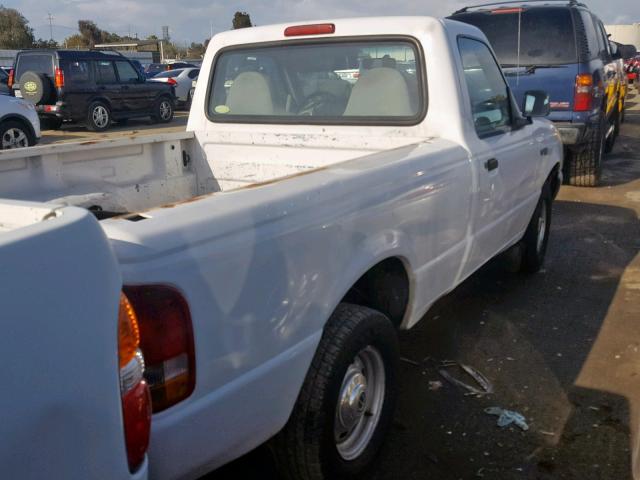 1FTCR10A3VUA37884 - 1997 FORD RANGER WHITE photo 4