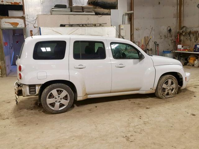 3GNCA13B19S626764 - 2009 CHEVROLET HHR LS Ақ фото 9