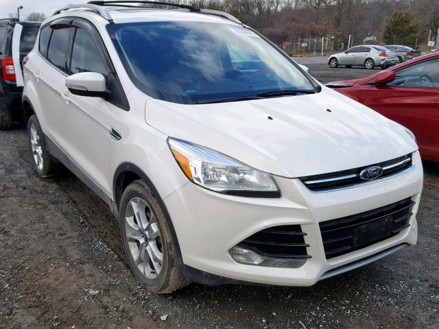 1FMCU9J9XEUA80888 - 2014 FORD ESCAPE TIT WHITE photo 1