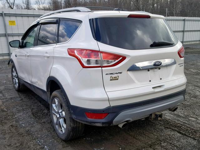 1FMCU9J9XEUA80888 - 2014 FORD ESCAPE TIT WHITE photo 3