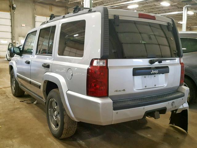 1J8HG48N06C246620 - 2006 JEEP COMMANDER SILVER photo 3