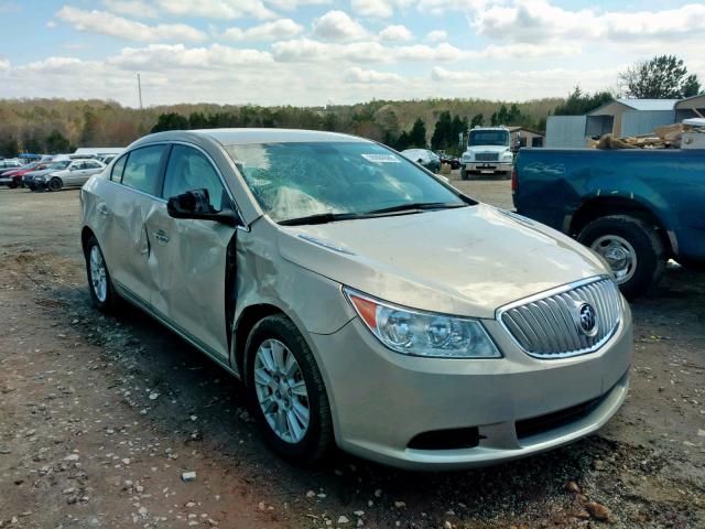 1G4GB5EG1AF139902 - 2010 BUICK LACROSSE C GOLD photo 1