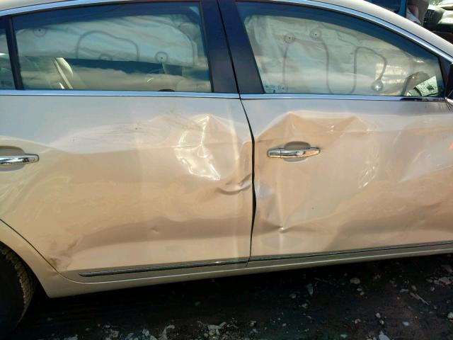 1G4GB5EG1AF139902 - 2010 BUICK LACROSSE C GOLD photo 9