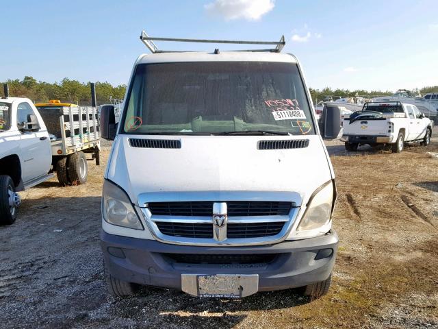 WD0PE745X75218224 - 2007 DODGE SPRINTER 2 WHITE photo 9