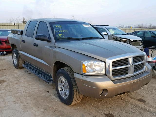 1D7HE48P57S184109 - 2007 DODGE DAKOTA QUA BEIGE photo 1