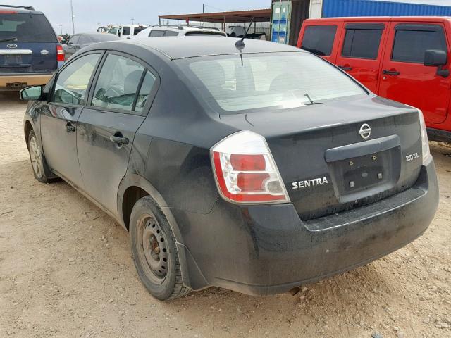 3N1AB61E27L611577 - 2007 NISSAN SENTRA 2.0 BLACK photo 3