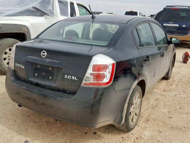 3N1AB61E27L611577 - 2007 NISSAN SENTRA 2.0 BLACK photo 4