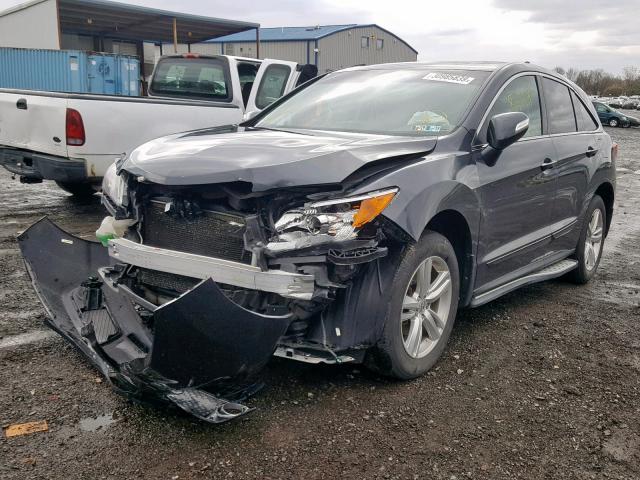 5J8TB4H54DL022149 - 2013 ACURA RDX TECHNO GRAY photo 2