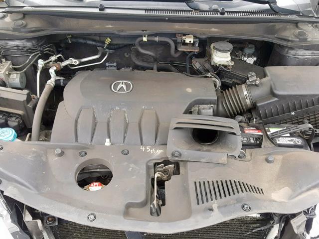 5J8TB4H54DL022149 - 2013 ACURA RDX TECHNO GRAY photo 7