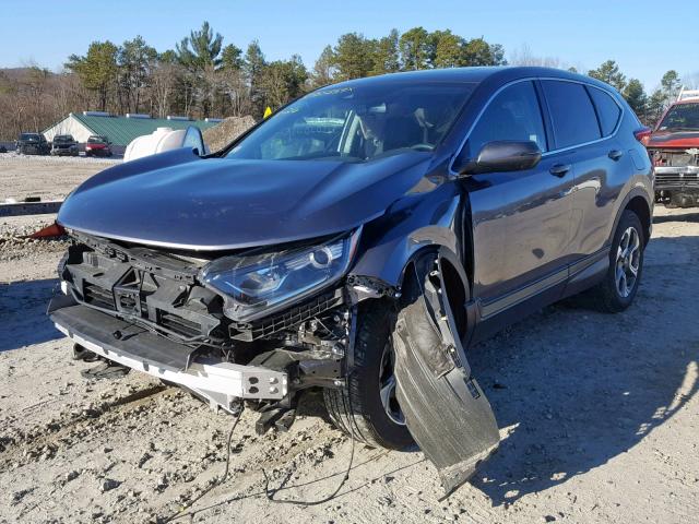 7FARW2H87JE022791 - 2018 HONDA CR-V EXL GRAY photo 2