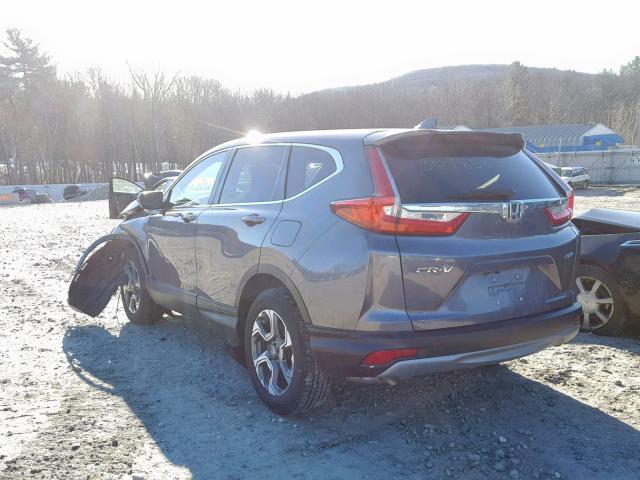 7FARW2H87JE022791 - 2018 HONDA CR-V EXL GRAY photo 3