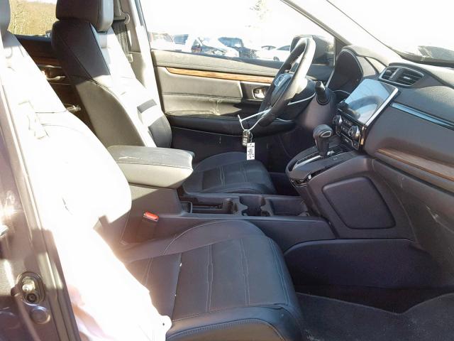 7FARW2H87JE022791 - 2018 HONDA CR-V EXL GRAY photo 5