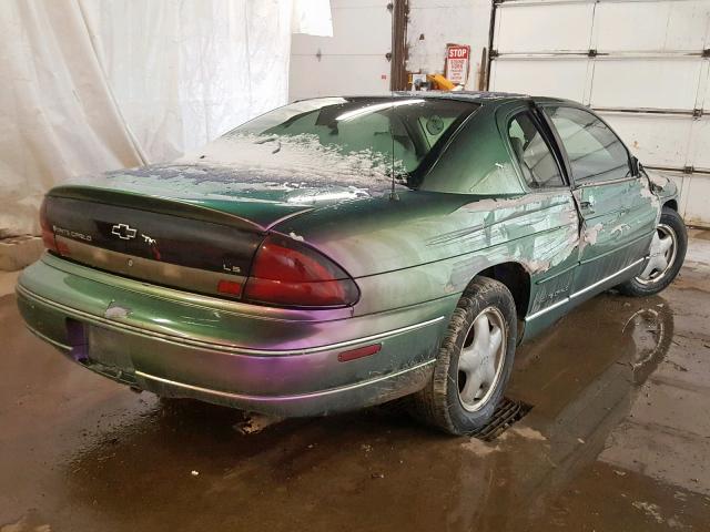 2G1WW12M0W9309215 - 1998 CHEVROLET MONTE CARL 绿色 照片 4