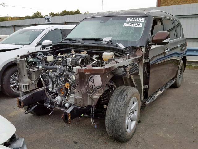 JN8AZ2NE1H9154612 - 2017 INFINITI QX80 BASE BROWN photo 2