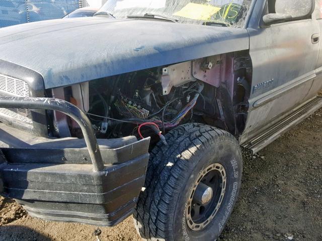 3B7KF2362YG143834 - 2000 DODGE RAM 2500 BLUE photo 9