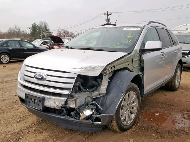 2FMDK3JC4ABA09060 - 2010 FORD EDGE SEL SILVER photo 2