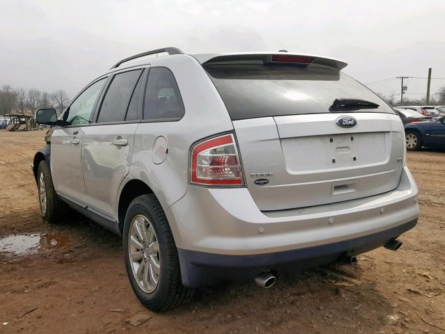 2FMDK3JC4ABA09060 - 2010 FORD EDGE SEL SILVER photo 3