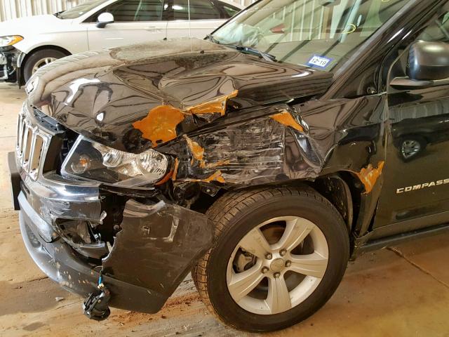 1C4NJCBB4FD420266 - 2015 JEEP COMPASS SP შავი ფოტო 9
