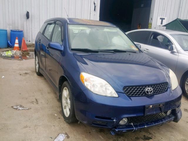 2T1KR32E73C067052 - 2003 TOYOTA MATRIX BLUE photo 1