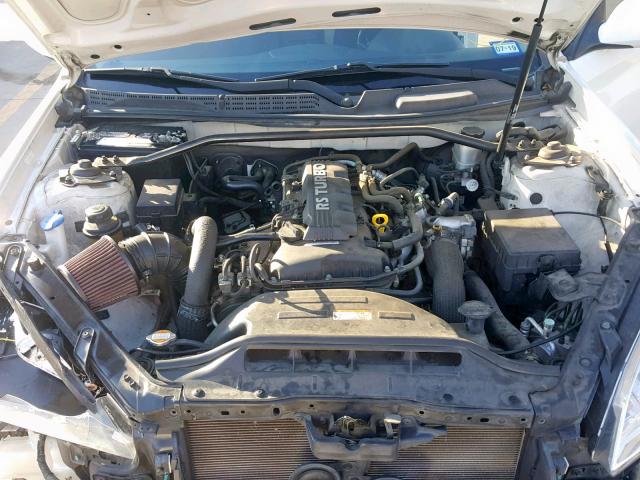 KMHHT6KD4AU042545 - 2010 HYUNDAI GENESIS CO WHITE photo 7